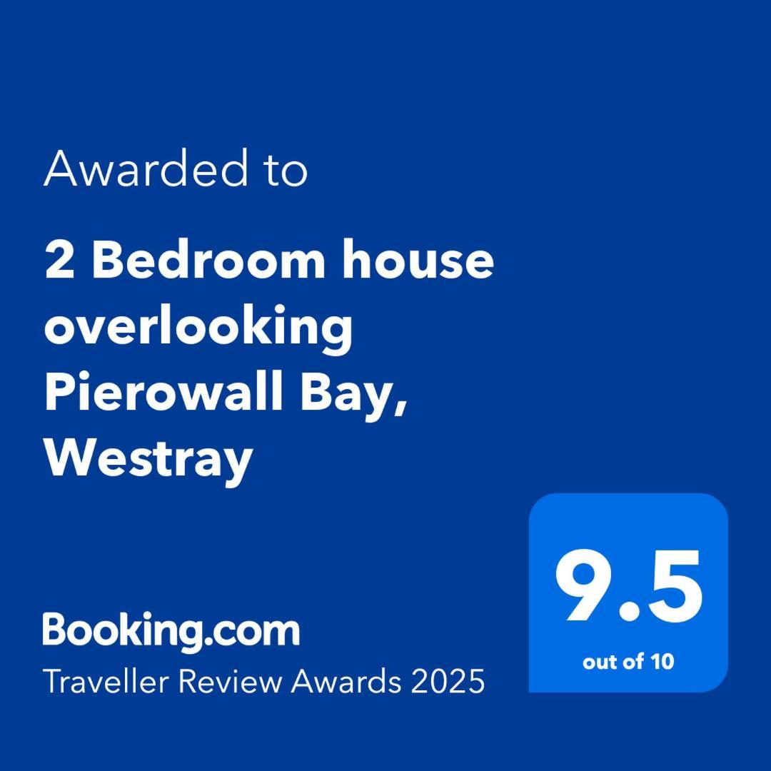 2 Bedroom House Overlooking Pierowall Bay, Westray Buitenkant foto